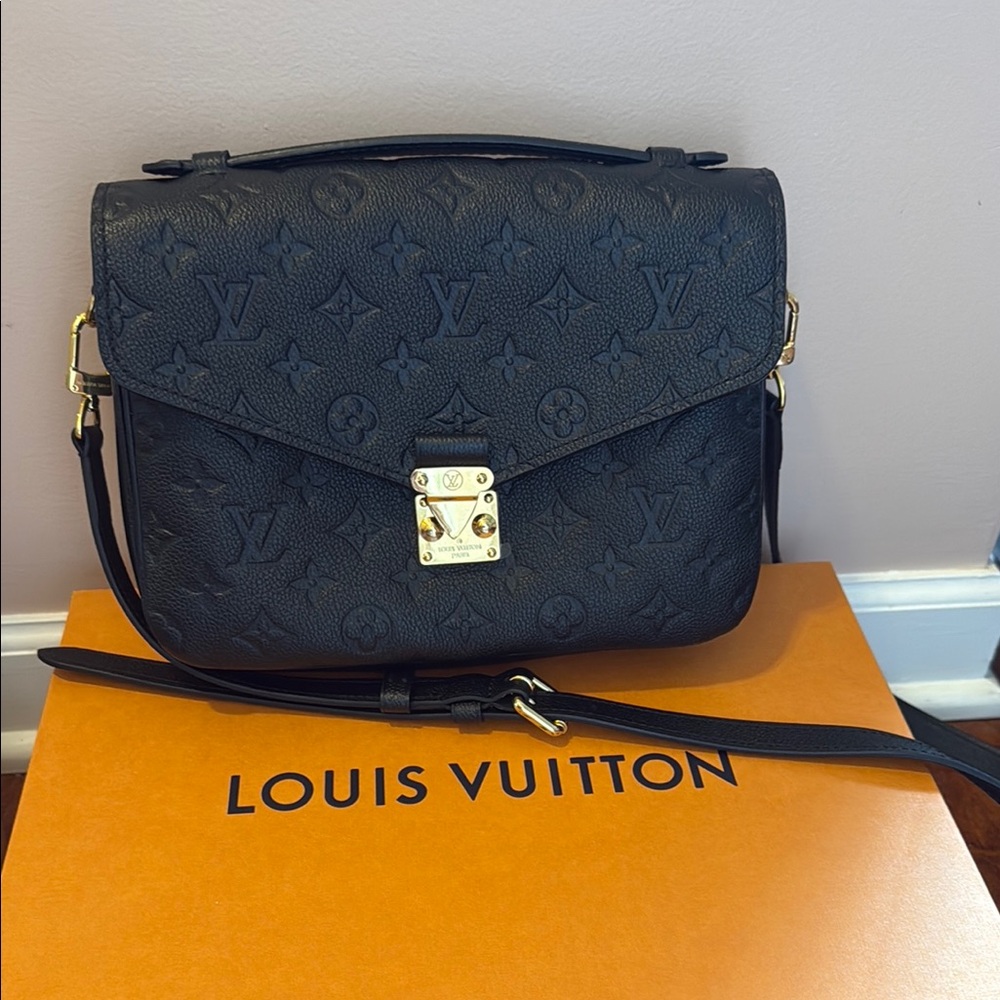 Louis Vuitton Navy Monogram Crossbody Bag